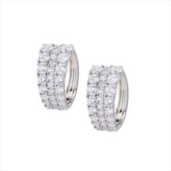 Pendientes Plata Sovrani J12771 Aro Circonitas 5,00cm