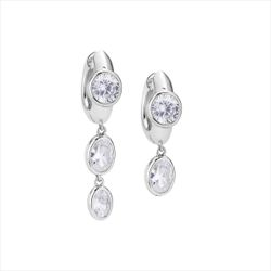 Pendientes Plata Sovrani J12786 Colgante Circonitas
