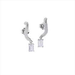 Pendientes Plata Sovrani J12797 Circonitas C. Colgante Circonitas