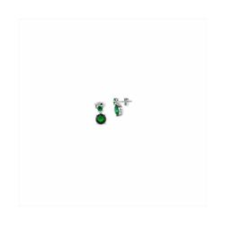 Pendientes Plata Sovrani J8339 Esmeraldas