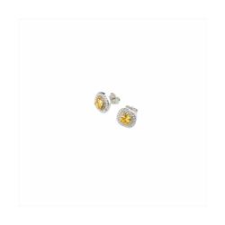 Pendientes Plata Sovrani J8601 Circonitas Cristal Amarillo