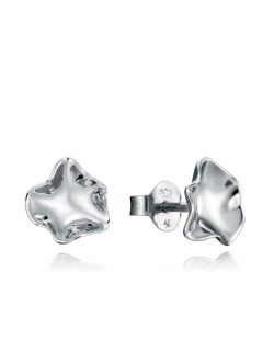 Pendientes Plata Viceroy Mujer 61018E000-08 Placa Irregular En Brillo