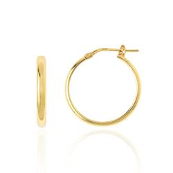Pendientes Plata Dorada 13mm PEL0565DOXX13 Aro