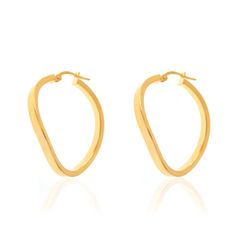 Pendientes Plata Dorada 19mm PEL0449DOXX19 Aro