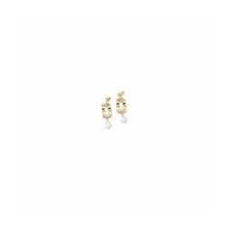 Pendientes Sovrani Bronce 5,5cm J9138 Perlas