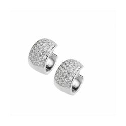 Pendientes Sovrani Plata 1,5cm J11054 Circonitas