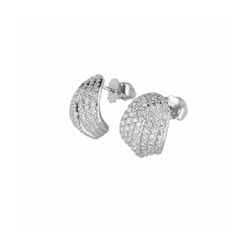 Pendientes Sovrani Plata 1cm J11070 Circonitas