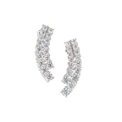 Pendientes Sovrani Plata 2,5cm J11042 Circonitas