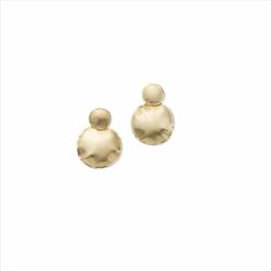 Pendientes Sovrani Plata Dorada 4,5cm J11337 Colgante