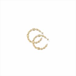 Pendientes Sovrani Plata Dorada 5cm J11308 Semiaro