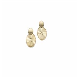 Pendientes Sovrani Plata Dorada 5cm J11335 Colgante