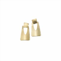 Pendientes Sovrani Plata Dorada 6cm J11334 Colgante