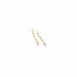 Pendientes Sovrani Plata Dorada 7cm J11306 Colgante