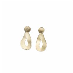 Pendientes Sovrani Plata Dorada 7cm J11330 Colgante