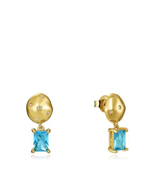 Brincos femininos Viceroy 13169E100-53 dourado prata