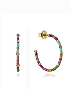 Pendientes Viceroy Mujer Dorado Multicolor Circonita 13039E100-99