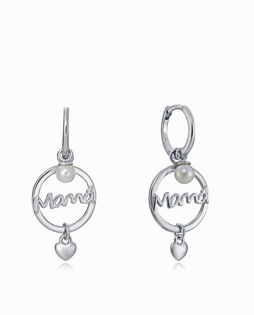 Viceré Orecchini da donna Mom Pearl Heart Hanging 13054E000-60