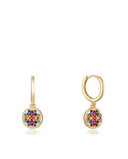 Pendientes Viceroy Mujer Plata Dorada 13093E100-39