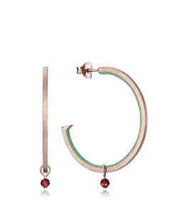 Pendientes Viceroy Mujer Rosados 4074E100-16 Esmalte Verde