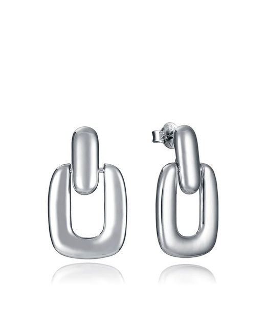 Boucles d'oreilles Viceroy en argent 2,5 cm pour femme 2317E000-00 rectangulaires