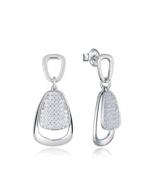 Viceroy Silver Earrings 3cm 13212E000-30 Zirconias