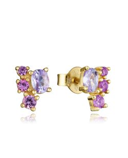 Pendientes Viceroy Plata Dorada 0,8cm 9129E100-37 Circonitas