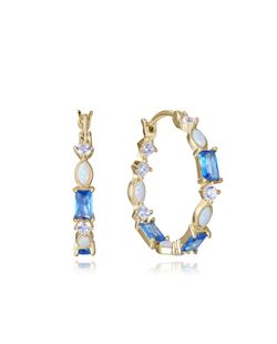 Pendientes Viceroy Plata Dorada 2,5cm 2301E100-33 Circonitas