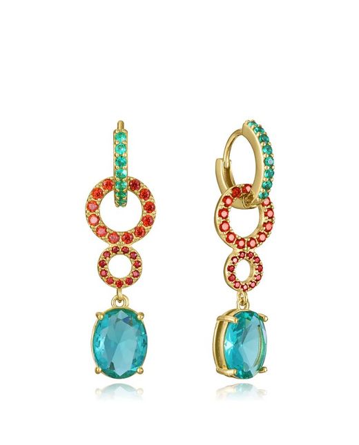 Viceroy Gold Silver Earrings 3.2cm 13193E100-39 Zirconias