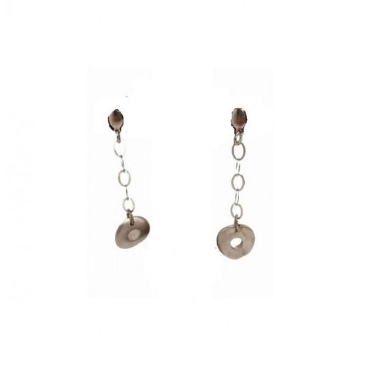 Pendientes Xernus Plata 2NF2588 Largos Con Aros