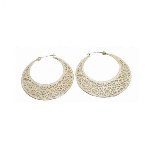 Arracades Xernus Plata 3NF2781 Oval Amb Filigranes