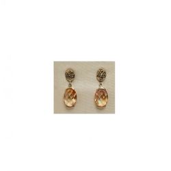 Xernus Gold Plated Silver Earrings 2NF2557 Topaz