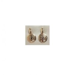 Pendientes Xernus Plata Dorada 3XE3075A Arbol De La Vida