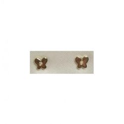 Pendientes Xernus Plata Dorada 3XE3105 Mariposa Con Circonita