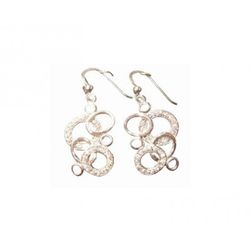 Pendientes Xernus Plata NF1916 Circulos Circonitas