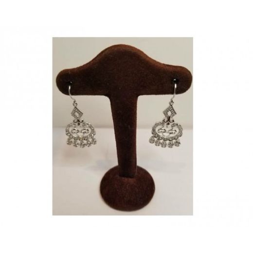 Xernus Silver Earrings NF2682 Filigree Zirconia