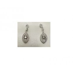 Pendientes Xernus Plata NF2915 Filigranas Con Circonitas