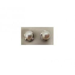Pendientes Xernus Plata NF2947 Perlas Con Circonitas