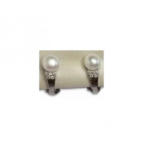 Arracades Xernus Plata NF3172 Perla Central Circonites