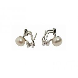 Pendientes Xernus Plata NF3203 Perla Con Circonitas