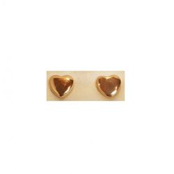 Pendientes Xernus Plata Rosa 3XE2967 Corazón Chatón