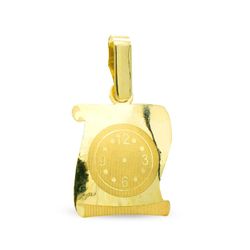 Pergamentgold 9kts 16x12mm 9K22030 Uhr