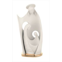 Pesebre Navidad Cerámica 13cm NT121/1B Aureola Blanco