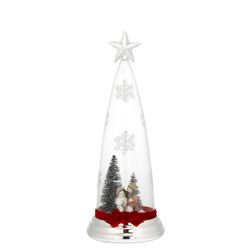 Pesebre Navidad Cristal 12x28cm N8524-06 Interior Led