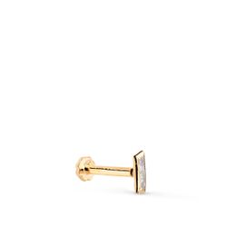 Piercing de Oreja Oro 18Kts 21472 Barrita Circonitas
