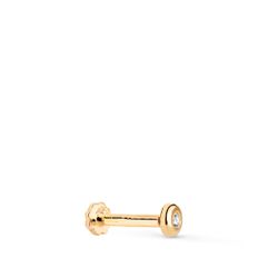 Piercing de Oreja Oro 18Kts 21474 Chaton 3mm Circonitas