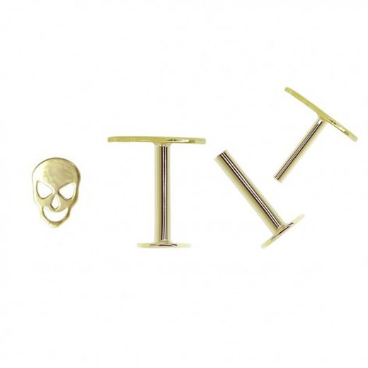 Piercing Nas Or 18kts Calavera 5X3,5mm Tancament Pla 8x3,5mm 0202023