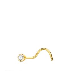 Piercing Nariz Oro 18kts Circonita 2mm 13765