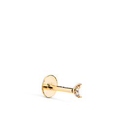 Piercing Oreja Oro 18kts 3x2mm 21374 Mini Luna