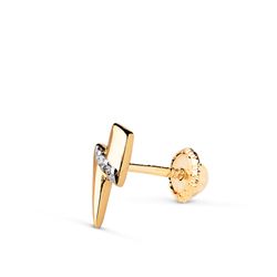 Piercing Oro 18Kts 21461 Rayo Circonitas