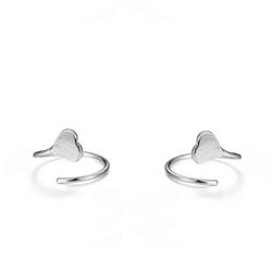 Piercing Plata 12mm PE00151RH Cartílago Corazón